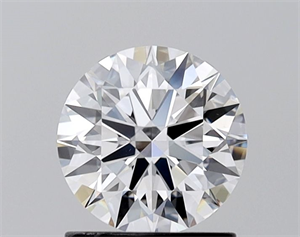 Picture of Lab Grown Diamond 1.09 Carats, Round with Ideal Cut, D Color, VS1 Clarity and Certified by IGI