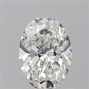 Picture of Natural Diamond 1.01 Carats, Oval with  Cut, H Color, VS1 Clarity and Certified by GIA