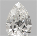 Natural Diamond 0.19 Carats, Pear with  Cut, H Color, VS1 Clarity and Certified by GIA