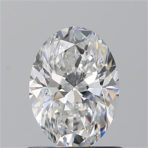 Picture of Natural Diamond 0.90 Carats, Oval with  Cut, E Color, VS1 Clarity and Certified by GIA