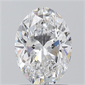Natural Diamond 1.01 Carats, Oval with  Cut, D Color, VS1 Clarity and Certified by GIA
