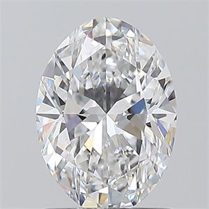 Picture of Natural Diamond 1.01 Carats, Oval with  Cut, D Color, VS1 Clarity and Certified by GIA