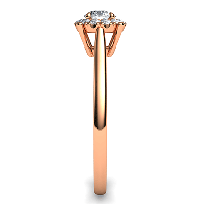 Tiffany setting oro rosa clearance