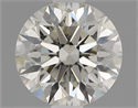 Natural Diamond 1.01 Carats, Round with Excellent Cut, I Color, VVS2 Clarity and Certified by IGI