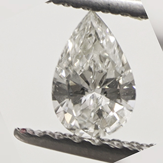 0.24 quilates, diamante de pera con muy buen corte, color H, claridad VVS2 y certificado por CGL