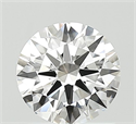 Lab Grown Diamond 1.02 Carats, Round with Ideal Cut, D Color, VVS2 Clarity and Certified by IGI