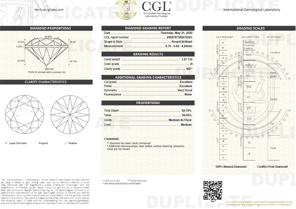 Clarity Enhanced diamonds, Shop and guidance, DiamondsUSA