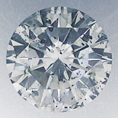 Picture of 1.19 carat Round Natural Diamond H SI2,Ideal-Cut, certified by CGL