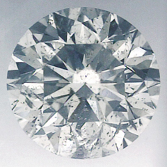 Foto Diamante natural redondo de 1,27 quilates H SI2, corte ideal, certificado por CGL de