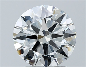 Foto Diamante Natural 2.01 quilates, Redondo , Color H, claridad VS2 y certificado GIA de