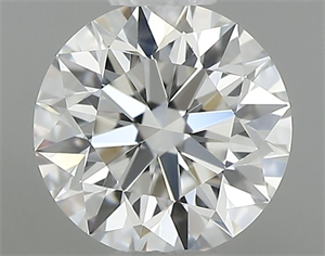 Picture of Natural Diamond 0.40 Carats, Round with Excellent Cut, G Color, IF Clarity and Certified by GIA