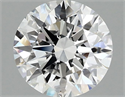 Lab Grown Diamond 2.01 Carats, Round with Excellent Cut, D Color, VVS2 Clarity and Certified by IGI