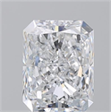 Natural Diamond 3.02 Carats, Radiant with  Cut, D Color, VS1 Clarity and Certified by GIA