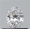 Natural Diamond 0.30 Carats, Oval with  Cut, E Color, SI2 Clarity and Certified by GIA