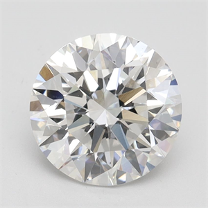 Picture of Lab Grown Diamond 2.33 Carats, Round with Excellent Cut, F Color, VS2 Clarity and Certified by IGI
