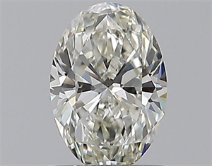 Picture of Natural Diamond 0.71 Carats, Oval with  Cut, I Color, VVS2 Clarity and Certified by GIA