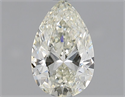 Natural Diamond 0.73 Carats, Pear with  Cut, I Color, IF Clarity and Certified by GIA