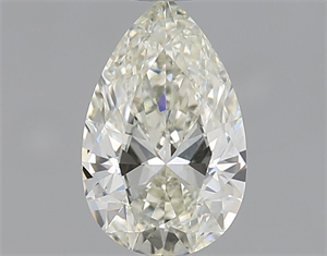 Picture of Natural Diamond 0.73 Carats, Pear with  Cut, I Color, IF Clarity and Certified by GIA