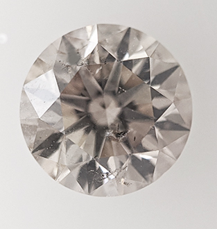 Picture of 0.85 Carats, Round natural Diamond with Very Good Cut, K Color, SI1 Clarity and Certified By CGL