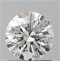Natural Diamond 1.01 Carats, Round with Excellent Cut, I Color, VS2 Clarity and Certified by GIA