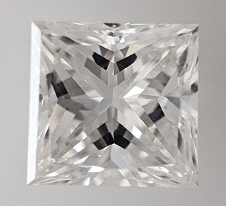 Picture of 1.11 Carats, Princess Diamond with Very Good Cut F VS1 Certified by CGL