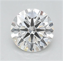 Lab Grown Diamond 1.04 Carats, Round with Ideal Cut, E Color, VVS2 Clarity and Certified by IGI