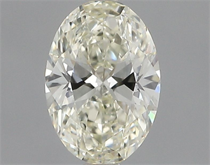 Picture of Natural Diamond 0.51 Carats, Oval with  Cut, L Color, VVS2 Clarity and Certified by GIA