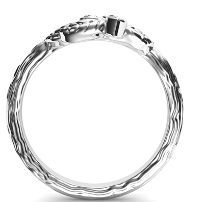 Leaf matching wedding ring for Joyce Leaf engagement ring