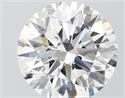 Lab Grown Diamond 4.05 Carats, Round with Ideal Cut, E Color, VS1 Clarity and Certified by IGI