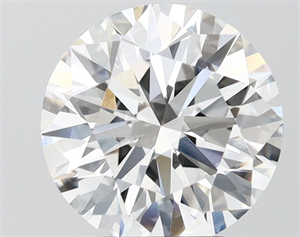 Picture of Lab Grown Diamond 4.05 Carats, Round with Ideal Cut, E Color, VS1 Clarity and Certified by IGI