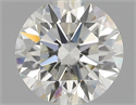 Natural Diamond 0.70 Carats, Round with Excellent Cut, K Color, VVS2 Clarity and Certified by GIA