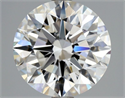 Natural Diamond 3.04 Carats, Round with Excellent Cut, E Color, VVS1 Clarity and Certified by GIA