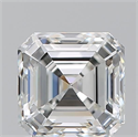 Natural Diamond 1.70 Carats, Asscher with  Cut, G Color, VVS2 Clarity and Certified by GIA