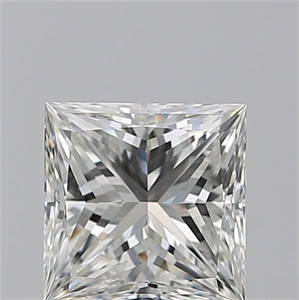 Picture of Natural Diamond 1.50 Carats, Princess with  Cut, H Color, VVS1 Clarity and Certified by GIA