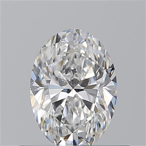 Picture of Natural Diamond 0.56 Carats, Oval with  Cut, E Color, IF Clarity and Certified by GIA