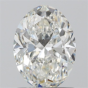Picture of Natural Diamond 1.01 Carats, Oval with  Cut, G Color, VS1 Clarity and Certified by GIA