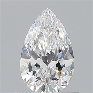 Picture of Natural Diamond 0.60 Carats, Pear with  Cut, D Color, VVS2 Clarity and Certified by GIA