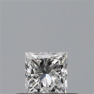 Picture of Natural Diamond 0.23 Carats, Princess with  Cut, F Color, VVS2 Clarity and Certified by GIA