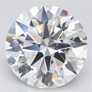 Picture of Lab Grown Diamond 3.79 Carats, Round with Ideal Cut, D Color, IF Clarity and Certified by IGI