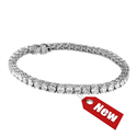 Picture of 6.75 carats Tennis Bracelet in 14k Gold, White, Rose or Yellow colors.