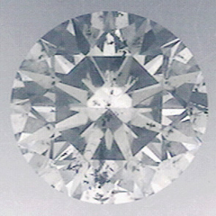 Picture of 0.24 Carats, Round Diamond with Very Good Cut, I Color, SI1 Clarity and Certified By EGL