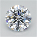 Lab Grown Diamond 4.02 Carats, Round with Ideal Cut, F Color, VVS2 Clarity and Certified by IGI