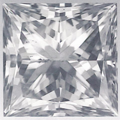 Picture of 1.02 Carats, Princess Diamond with Ideal Cut, D Color, VS1 Clarity and Certified By CGL