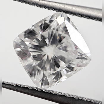 Picture of 1.50 carat Cushion natural diamond D VS2, ideal Cut