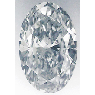 Foto 3 quilates, diamante ovalado con muy buen corte, color F, claridad SI2 y certificado por EGS / EGL de