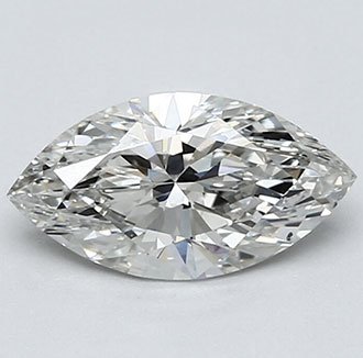 1.51 Carats, Marquise Diamond with Very Good Cut, I Color, VS1 Clarity and Certified By CGL