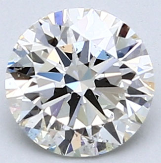 Foto 0,71 quilates, diamante redondo, talla ideal, certificación F VS2 de CGL de