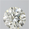 Natural Diamond 2.00 Carats, Round with Excellent Cut, L Color, VVS2 Clarity and Certified by GIA