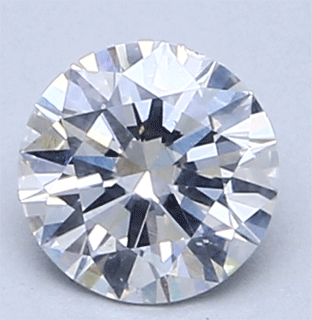 Picture of 0.50 carat natural diamond F VS2, Ideal Cut certified by CGL