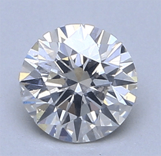 Picture of 0.50 carat natural diamond F VS2, Ideal Cut certified by CGL